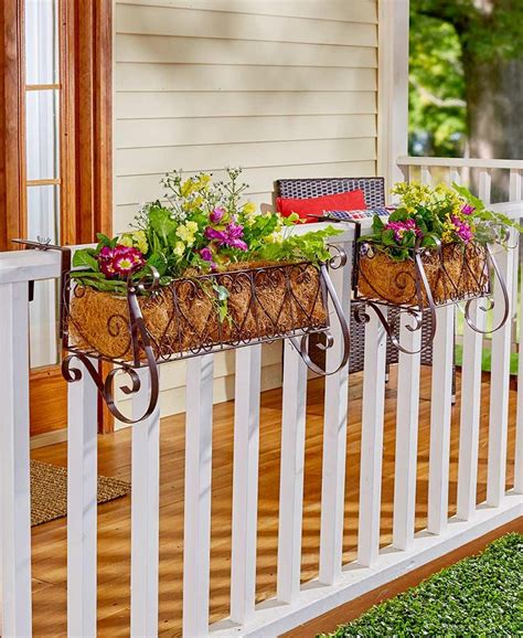 planter boxes for metal railings|planter boxes for balcony railing.